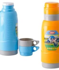 Bulk Pack x 2 Vacuum Flask 1.8l 2xcup Plastic Body