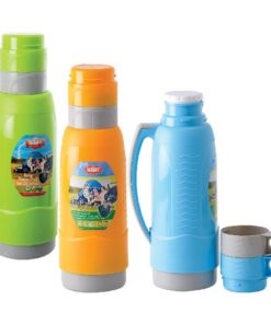 Bulk Pack x 3 Vacuum Flask 1.8 Liter With 2x Cups Plastic Body