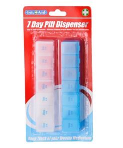 Bulk Pack x 6 Pill Reminder 7-Divisions 2 Per Pack