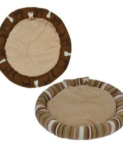 Bulk Pack x2 Cotton Textile Pet Bed - 90cm Diameter