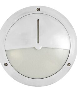 Bulkhead - Round Large Eyelid - White - PL 2x9w - 4 Pack