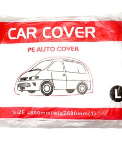 BULLDOG AUTO Plastic Car Cover, Reusable, 4.8mx7.5m