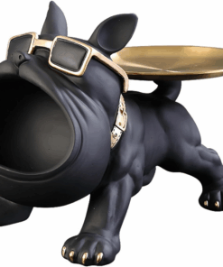 Bulldog Butler DÃ©cor with Tray Big Mouth Dog Statue