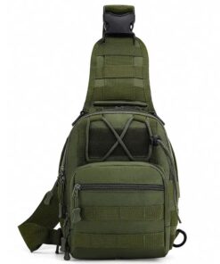 Bulletproof Sling Bag With Firearm Holster - Olive