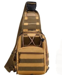 Bulletproof Sling Bag With Firearm Holster - Tan
