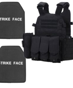 Bulletproof Vest - JY-78 + NIJ Level III PE (UHMWPE) Ballistic Plates