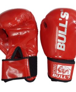 Bulls Boxing Gloves - Twin Tone - Red - 12 oz