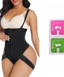 Bundle - Belty Butt Enhancer Tummy Control Compression Wear - Black - 2XL