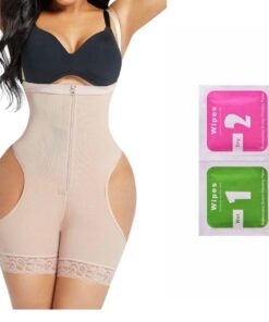 Bundle - Butt Enhancer Tummy Control Compression Wear - Nude - M