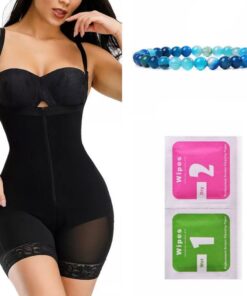 BUNDLE-Post Surgery/Post Lipo Compression Garment Tummy Control Shaper - Black - L