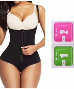 Bundle - Zip 42 Tummy Control Compression wear-Wardrobenthings - Black - L