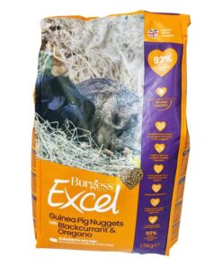 Burgess Excel - Guinea Pig Nuggets with Blackcurrant & Oregano 1.5kg