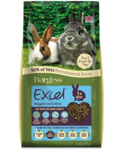 Burgess Excel Junior and Dwarf Rabbit Nuggets 10kg
