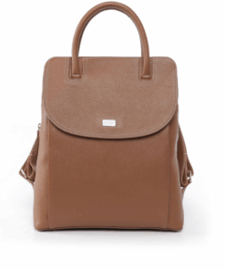 Busby Jessica Leather Backpack for 13" Laptop - Tan
