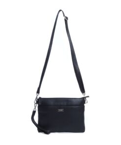 Busby Leather Bardot Crossbody Clutch