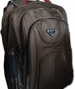 Business Computer Bag Large Capacity Durable Laptop Backpack For Men/Woman - Gold Brown