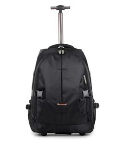 Business Travel Laptop Trolley/Shoulder Backpack - 19 Inch - Black