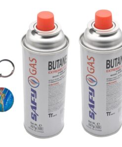 Butane Canisters - 2 Pack & Keyring