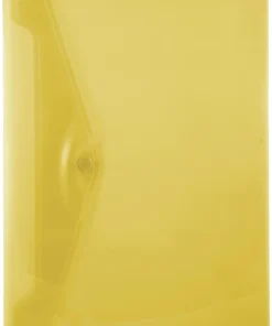 Butterfly A4 Carry Folders 160 Micron Yellow Pack Of 5