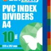Butterfly A4 File Dividers PVC 140Micron 10 Tab