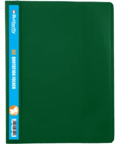 Butterfly A4 Quotation Folders 180 Micron Green Pack Of 5