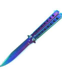 Butterfly Knife Chameleon Iridescent Batangas Fan Knife - 311