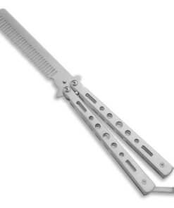 Butterfly Knife Trainer Comb - Silver