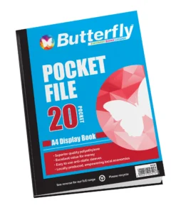 Butterfly Pocket File A4 20 Page
