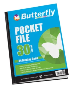 Butterfly Pocket File A4 30 Page