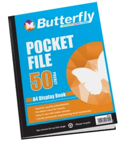 Butterfly Pocket File A4 50 Page