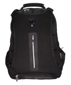 B.W-Backpack Laptop Bag School Bag - Black