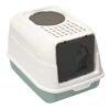 Cabin Cat Litter Box with Lid Two Door Entry