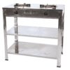 Cadac - 2 Plate King Stove - Stainless Steel