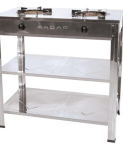 Cadac - 2 Plate King Stove - Stainless Steel