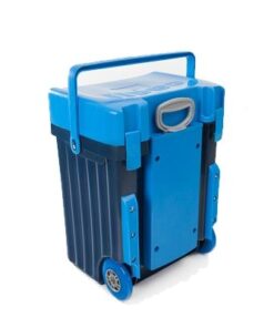 Cadii School Bag - Blue Lid with Navy Blue Body