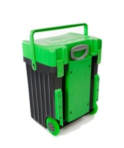 Cadii School Bag - Green Lid with Black Body
