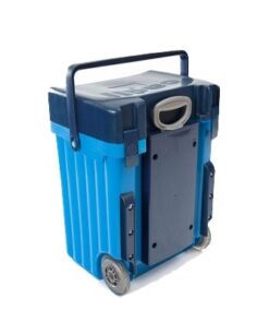 Cadii School Bag - Navy Lid with Light Blue Body