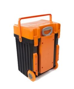 Cadii School Bag - Orange Lid with Black Body