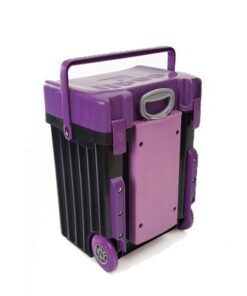 Cadii School Bag - Purple Lid with Black Body