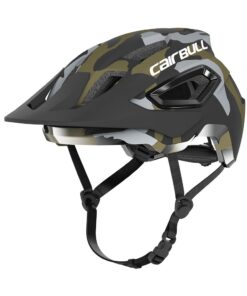 Cairbull Speeddrop Performance Trail MTB Cycling Helmet - Green Camo - M