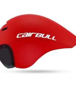Cairbull Victor - Triathlon -TT - Aero Tail Helmet - Magnetic Visor - Matte Red