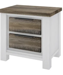 Cairo Pedestal, Grey/White