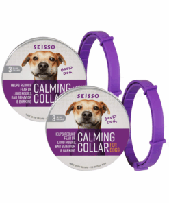 Calming Anti-Anxiety Dog Collar Double Pack - Adjustable and Non-Toxic POU