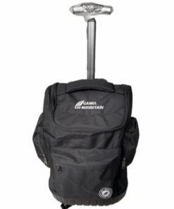 Camel Mountain - 19 Inch School Trolley bag/Rolling Backpack - Black