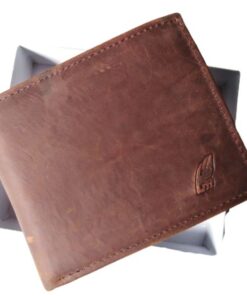 Camel Mountain Attractive Genuine Leather Wallet Brown - IW8102
