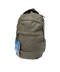 Camel Mountain Canvas/ Laptop Back Pack/ School Bag - light grey