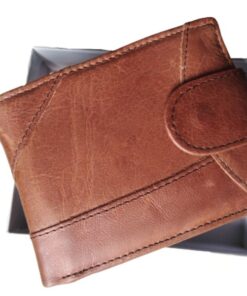 Camel Mountain Genuine Leather Elegant Wallet Brown XY19055