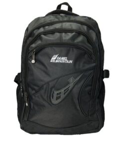 Camel Mountain Laptop Backpack - Black