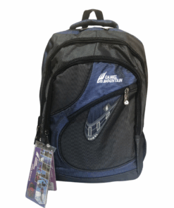 Camel Mountain Laptop Backpack - Blue, Black