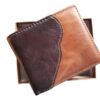 Camel Mountain Men's Leather Wallet 2 Tone (Y6102)
